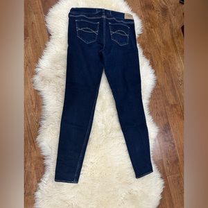 Abercrombie & fitch dark blue jeans
